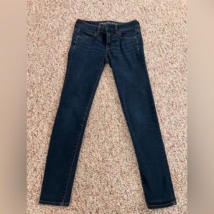 American Eagle Blue Skinny Jeans